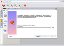photo import wizard in Face Beauty Rank