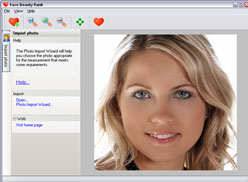 program Face Beauty Rank main window